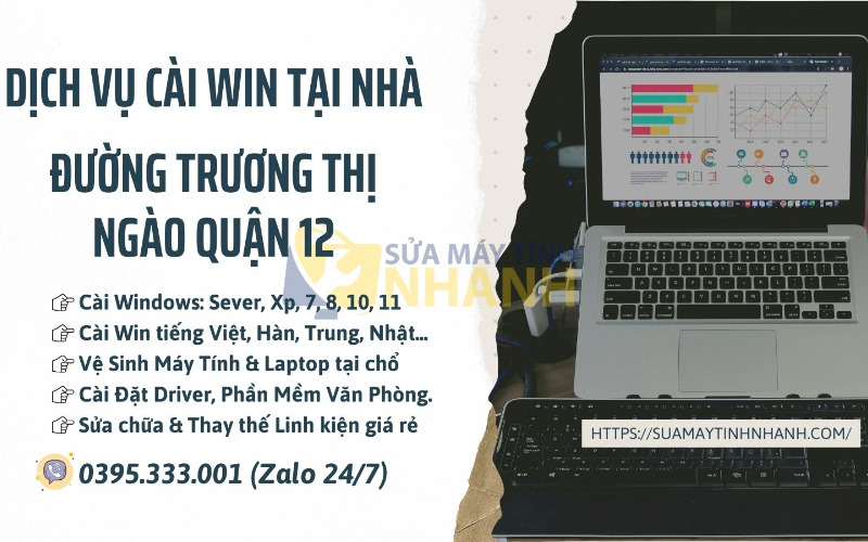 Dịch Vụ Cài Win Đường Trương Thị Ngào Quận 12