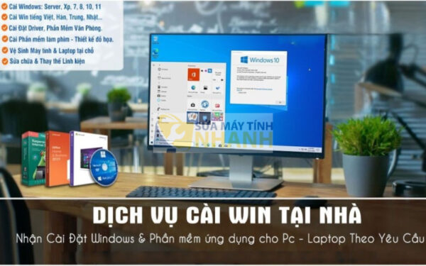 Đơn vị cài lại win tận nơi quận 12 – Cài win XP,7,8,10,11 Tại Nhà