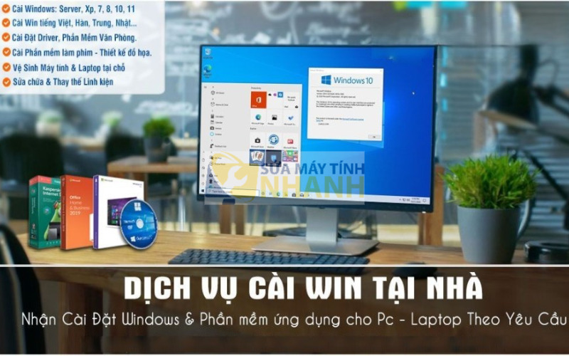 Đơn vị cài lại win tận nơi quận 12 – Cài win XP,7,8,10,11 Tại Nhà