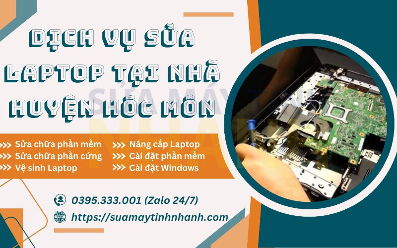 Lợi ích khi sử dụng dịch vụ sửa laptop tại nhà huyện Hóc Môn (Nguồn: Sửa Máy Tính NHANH)