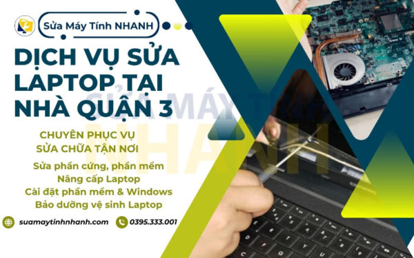 Lợi ích khi sử dụng dịch vụ sửa laptop tại nhà quận 3 (Nguồn: Sửa Máy Tính NHANH)