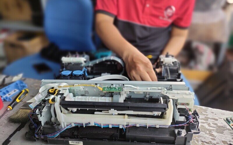 Quy trình sửa máy in HP tại nhà huyện Củ Chi (Nguồn: Internet)
