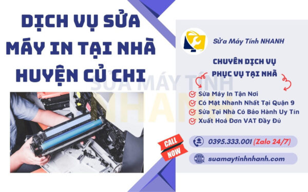 Sửa Máy Tính NHANH sửa máy in tại nhà huyện Củ Chi (Nguồn: Sửa Máy Tính NHANH)