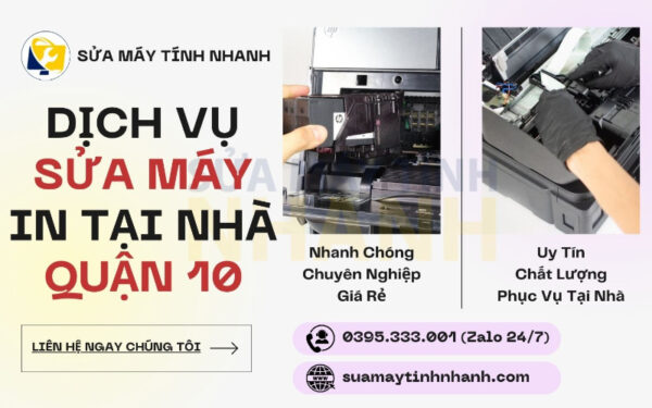 Lợi ích khi chọn sửa máy in tại nhà quận 10 của Sửa Máy Tính NHANH (Nguồn: Sửa Máy Tính NHANH)