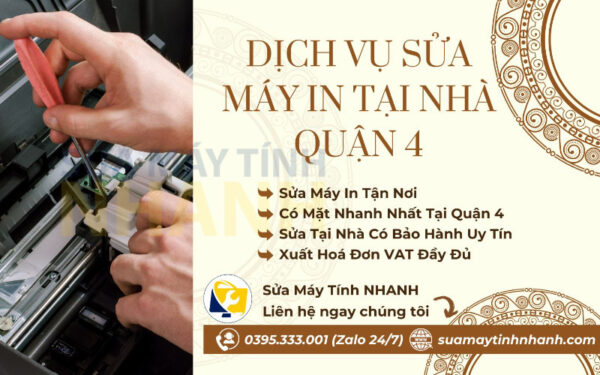 Sửa Máy Tính NHANH sửa máy in tại nhà quận 4 (Nguồn: Sửa Máy Tính NHANH)