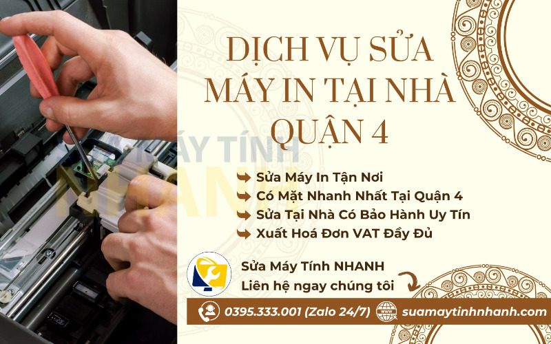 Sửa Máy Tính NHANH sửa máy in tại nhà quận 4 (Nguồn: Sửa Máy Tính NHANH)
