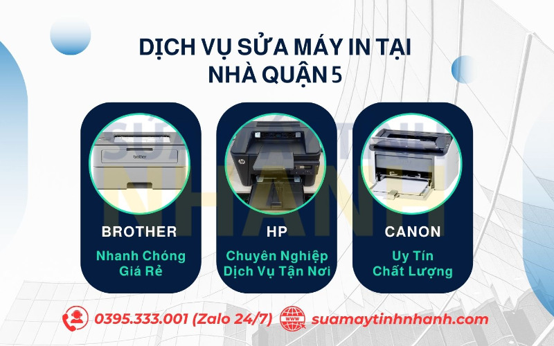 Sửa Máy Tính NHANH sửa máy in tại nhà quận 5 (Nguồn: Sửa Máy Tính NHANH)