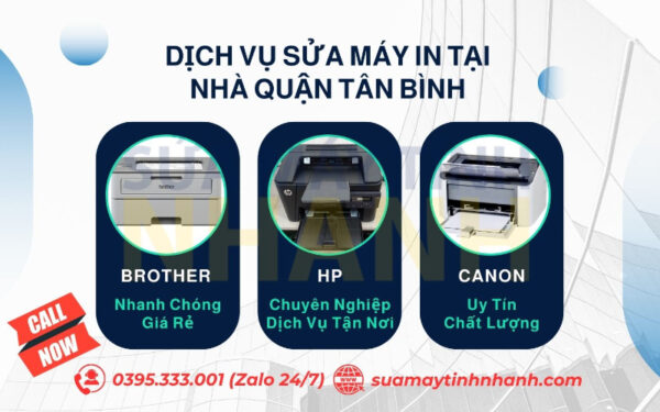 Sửa Máy Tính NHANH sửa máy in tại nhà quận Tân Bình (Nguồn: Sửa Máy Tính NHANH)