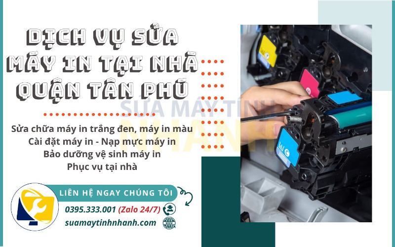 Sửa Máy Tính NHANH sửa máy in tại nhà quận Tân Phú (Nguồn: Sửa Máy Tính NHANH)