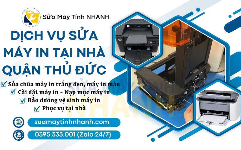 Sửa Máy Tính NHANH sửa máy in tại nhà quận Thủ Đức (Nguồn: Sửa Máy Tính NHANH)