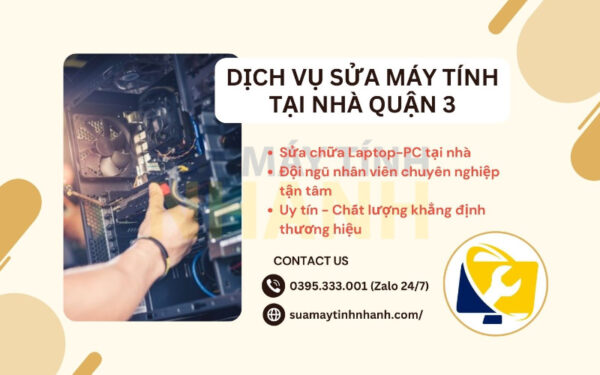 Lợi ích khi chọn Sửa Máy Tính NHANH để sửa máy tính tại nhà quận 3 (Nguồn: Sửa Máy Tính NHANH)