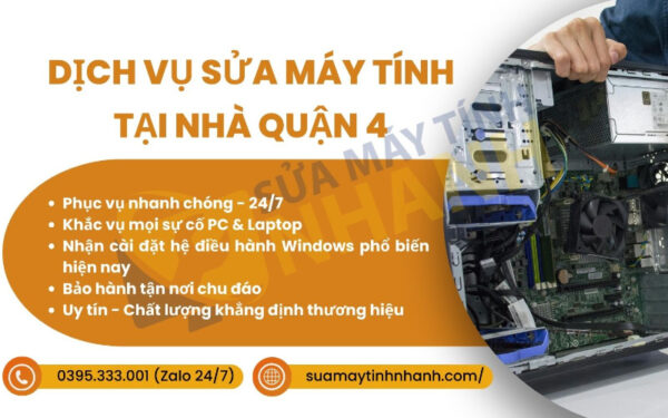 Lợi ích khi chọn Sửa Máy Tính NHANH để sửa máy tính tại nhà quận 4 (Nguồn: Sửa Máy Tính NHANH)