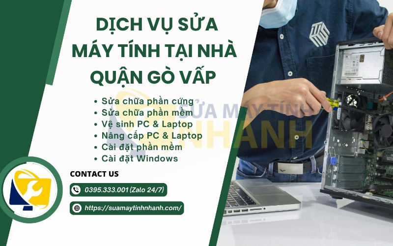 Dịch vụ sửa máy tính tại nhà quận Gò Vấp của Sửa Máy Tính NHANH (Nguồn: Sửa Máy Tính NHANH)